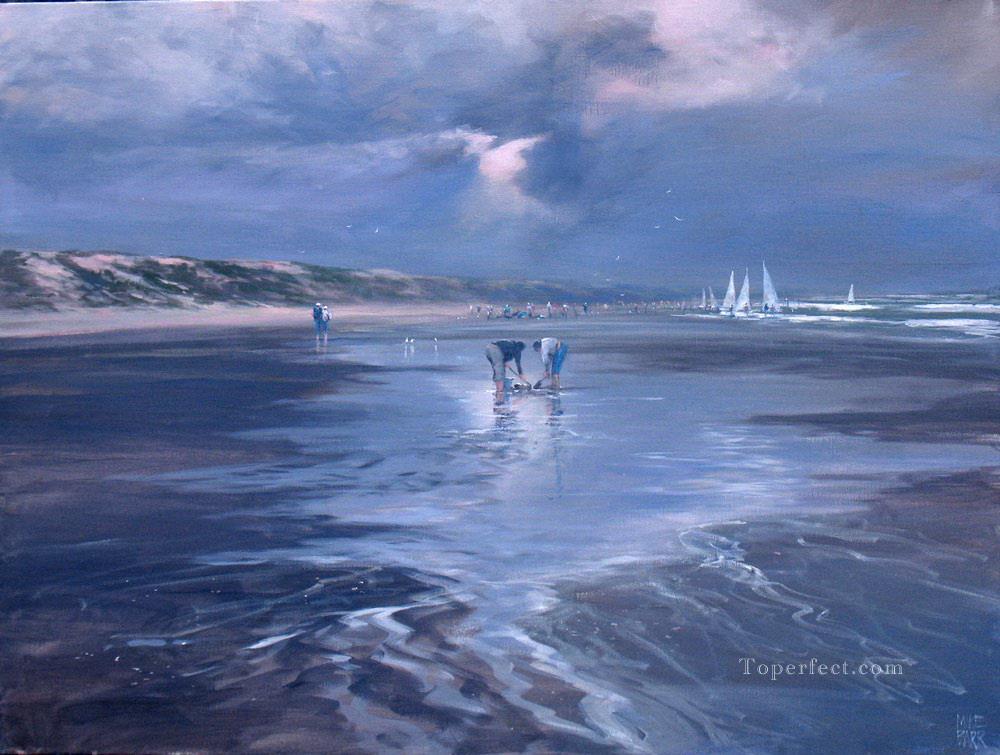 cockles and sails abstract seascape Oil Paintings